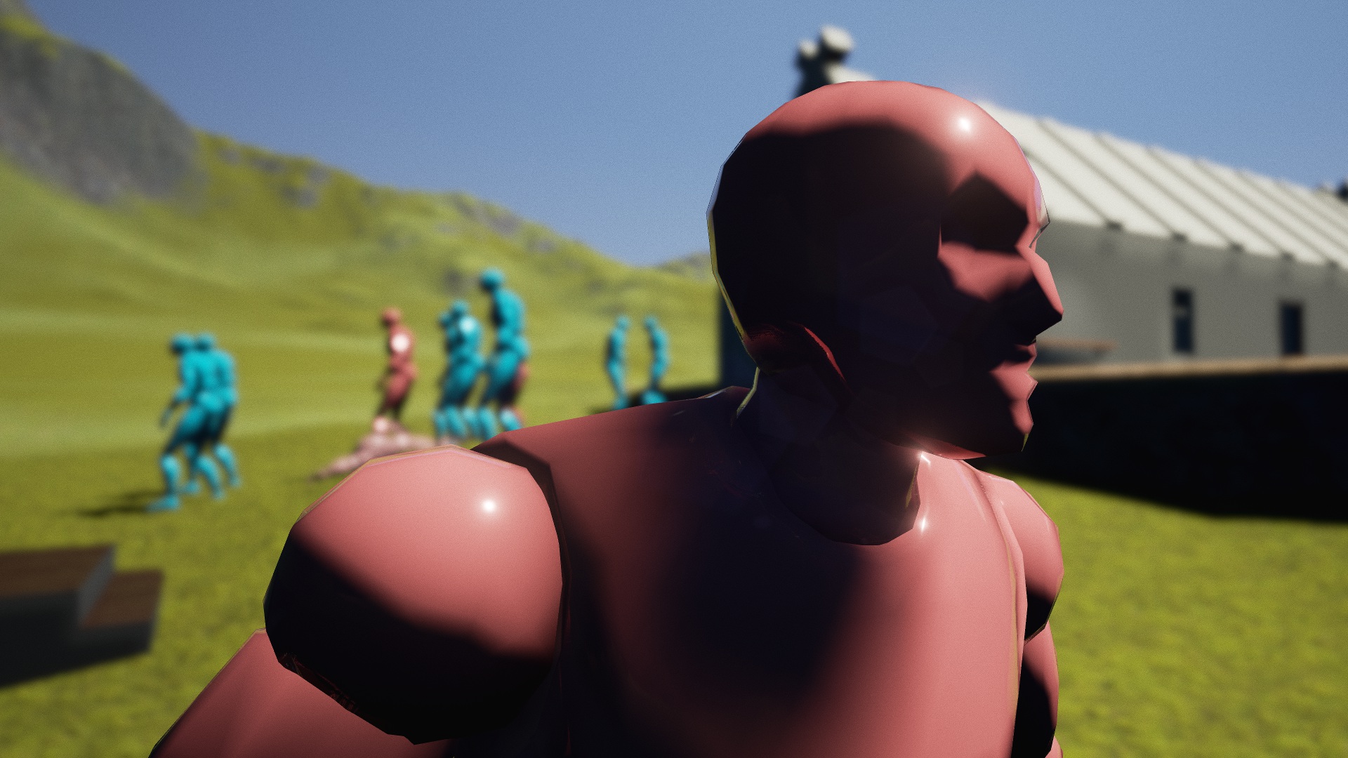 The new Depth of Field effect at its maximum strength